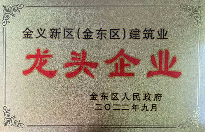 金義新區(qū)建筑業(yè)龍頭企業(yè)